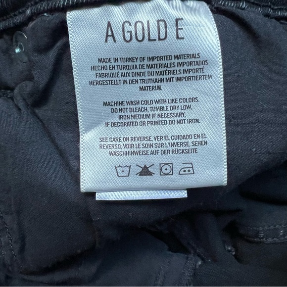 AGOLDE Sophie High Rise Distressed Skinny In Dark Gray Silence Wash Size 28 - Picture 12 of 13